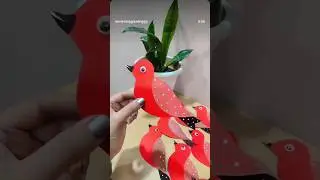 Paper Bird Craft|Cute Bird DIY 🐦✨ #birds#craft#papercraftsidea#trendingshorts#neverstopgrowinggg