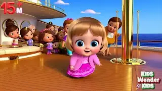 Sail, Sail, Sail! On the Big Ship! Kids Song - Boat & Sea Animals for Kids! | Rhymes Compilation