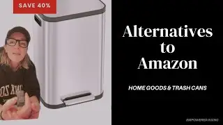 Alternatives to Amazon - Shopping for home goods and trash cans - #money #shoppingonline #amazon