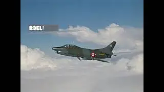 Fiat G 91 In Flight