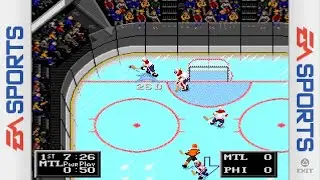 NHL 94 Rewind Philly flyas vs Montreal Canadian season game Psfive winner 💷💷💷💷