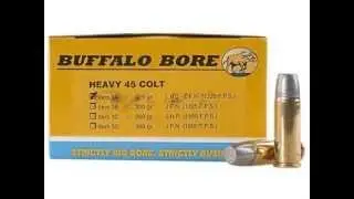 Buffalo Bore Heavy 45 Colt 325 Grain Ammo Test!
