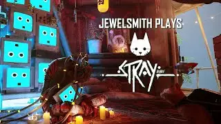 STRAY ep 5 Sewers & Antvillage with a SKYRIM reference!? Plant Badge PC