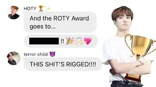 BTS TEXTS ► Namjin presents: the ROTY Awards!