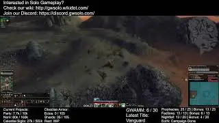 Warrior Solo GWAMM 6/30 - Short FoW session for cross checking - Guild Wars