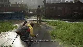 The Last of Us Part II Remastered_Ellie vs Wolf patrol