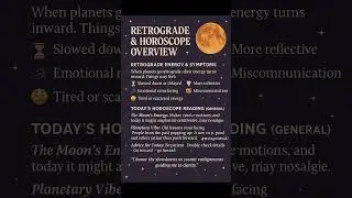 🌌 Retrograde & Horoscope Energy Guide #channeling #intuitivereading