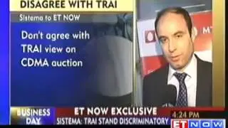 CDMA auction must take place: Sistema India CEO