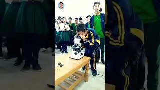 I am always with my students. #science #practical #experiment #microscope