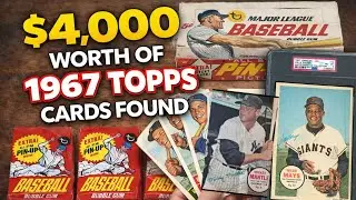 Нашёл 4000 долларов в коллекционных бейсбольных карточках Topps 1967 года в коробке с хламом у со...