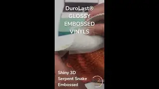 Shiny Embossed Leather Skin Vinyls Comparison
