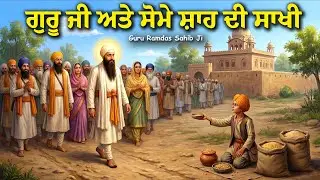 ਗੁਰੂ ਜੀ ਅਤੇ ਸੋਮੇ ਸ਼ਾਹ ਦੀ ਸਾਖੀ | Guru Ramdas Sahib Ji | Remix Katha | Ikk Panjab