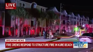 Fire crews respond to structure fire in Kure Beach