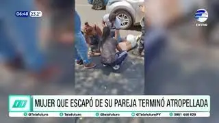 Una mujer que escap&oacute; de su pareja termin&oacute; atropellada