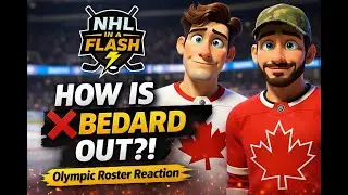 🇨🇦 Team Canada Olympic Roster REVEALED. Snubs, Surprises & Picks | NHL in a Flash Episode 25