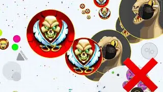 CHALLENGE #1 - DOMINATE WITHOUT CLICKING ON THE FEED (AGAR.IO MOBILE)