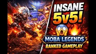 INSANE 5v5 Team Fight 🔥 | MOBA Legends Ranked Gameplay