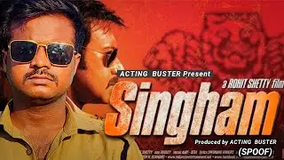 Singham (Spoof) | Ajay Devgan | Aata Maazi Satakli | Acting Buster