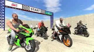 Franklin Participate in 100 Crore Bike Race-Indian Bike Driving 3d