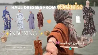 #haul Modanisa واخيراا ✨شاركت معاكم من بين احسن القطع 🛍️👗من موقع مودانيسا 🥰