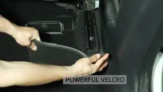 How to install Basenor Tesla Model Y Seat Slide Rail Pad Cover &Anti Kick Seat Base Cover