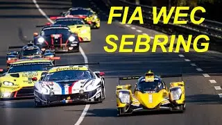2022 FIA WEC SEBRING RACEWAY WEDNESDAY PRACTICE