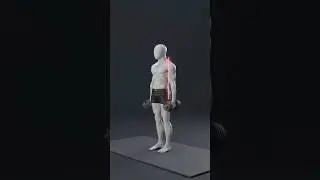 Right technique of doing dumbbell shrug(coller) #fitness #motivation #gym #trapsexercises #shorts