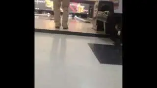 Two handed bowling practice