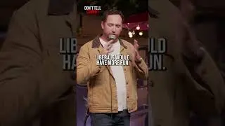 &ldquo;Liberals vs Conservatives&rdquo; 🎤: Caleb Lush - #caleblush #donttellcomedy #comedy #shorts
