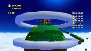 Sonic Lost World (Wii U): Sky Road - Zone 1 - Time Attack (2:56.23)