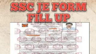 SSC JE FORM FILL UP 2019 || HOW TO FILL SSC JE FORM