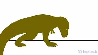 Tyrannosaurus Rex VS Tarbosaurus, Remastered Stick Nodes Dinosaur