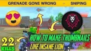 How to make thumbnails like insane lion on pixellab
