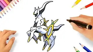 COMO DESENHAR O ARCEUS PASSO A PASSO | DESENHANDO POKÉMONS