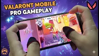 VALORANT MOBILE PRO GAMEPLAY Settings & Sensitivity