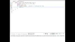 Calculate Sum and Average of Values in an Array (Java)