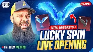 LIVE VERTICAL 🔥 Hola Astral Wings & Mechanoraptor Buddy Set Lucky Spin 🕊️🌌 PUBG Mobile