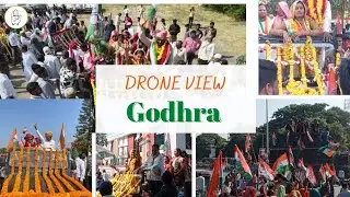 Drone View : Godhra dushayantsinh chauhan filled form of congress