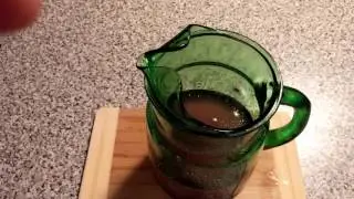 Product Review and Testing of a Vintage Green Glass Pitcher With Handle!