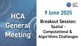 2025 HCA General Meeting, Day 1: Breakout Session - Spatial - Computational & Algorithms Challenges