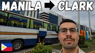 FIRST TIME TAKING THE BUS IN THE PHILIPPINES (Genesis P2P Manila to Clark)