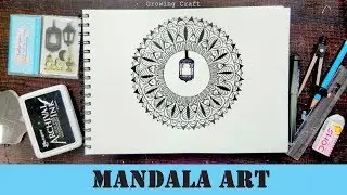 Best how to draw MANDALA ART for beginners I Step by step tutorial