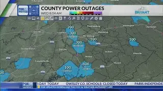 Power outages coming in from extreme cold in central Kentucky