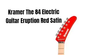Unboxing and first impression of the Kramer 84 Eruption in Satin Red. Check it out ⚡
