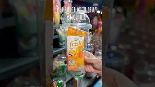1$ UHT juice with jelly smoothie, Amazing Asian Street Drink. #streetfood #smoothie