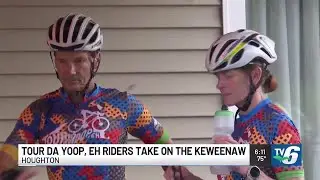 Bike riders set off for annual Tour Da Yoop, Eh