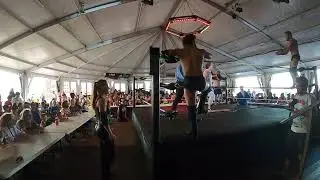 Cinqui&egrave;me Combat (V1) : Les Chabots VS Yann Pike & Shawn Martel au Quai en f&ecirc;te de B&eacute;cancour 11 aout