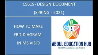 CS619 - FINAL PROJECT (ERD DIAGRAM) SPRING 2021