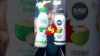 Packed Vs Natural Coconut Water #coconut @PaperBoatDrinks #raw #paperboat