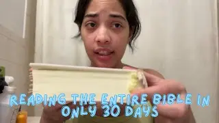 Am I Crazy? | Trying Another Bible Challenge | 30 Day Shred Bible Reading Challenge